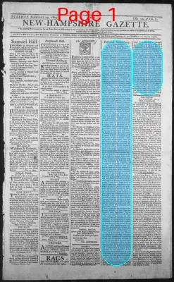 Page thumbnail for The New Hampshire Gazette