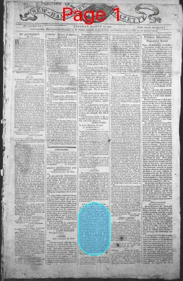 Page thumbnail for The New Hampshire Gazette