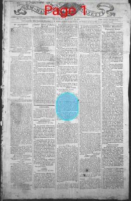 Page thumbnail for The New Hampshire Gazette