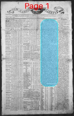 Page thumbnail for The New Hampshire Gazette