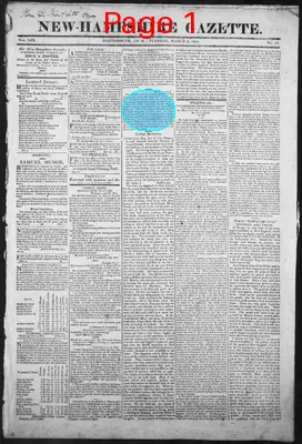 Page thumbnail for The New Hampshire Gazette