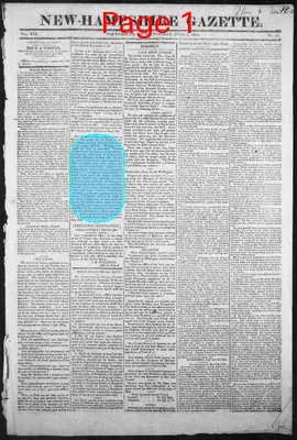 Page thumbnail for The New Hampshire Gazette