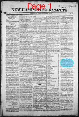 Page thumbnail for The New Hampshire Gazette