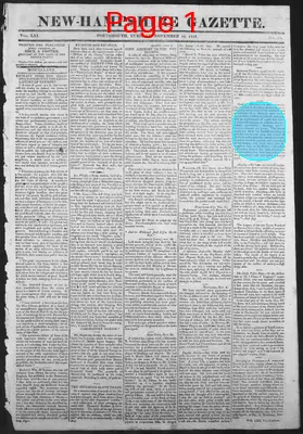 Page thumbnail for The New Hampshire Gazette