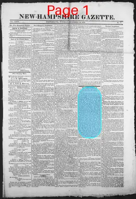 Page thumbnail for The New Hampshire Gazette