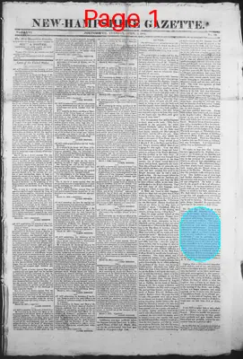 Page thumbnail for The New Hampshire Gazette