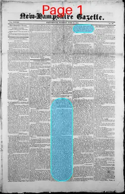 Page thumbnail for The New Hampshire Gazette
