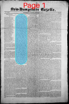Page thumbnail for The New Hampshire Gazette