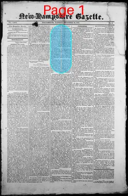 Page thumbnail for The New Hampshire Gazette