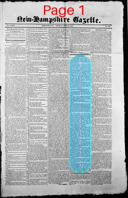 Page thumbnail for The New Hampshire Gazette