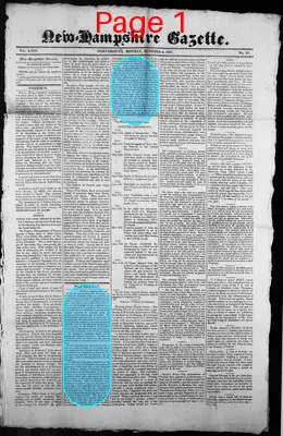 Page thumbnail for The New Hampshire Gazette