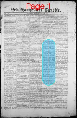 Page thumbnail for The New Hampshire Gazette