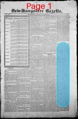 Page thumbnail for The New Hampshire Gazette