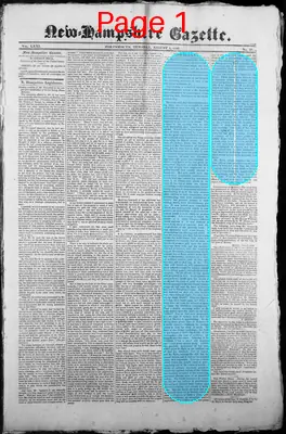 Page thumbnail for The New Hampshire Gazette