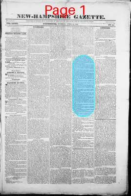 Page thumbnail for The New Hampshire Gazette