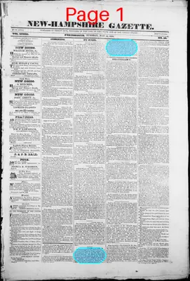 Page thumbnail for The New Hampshire Gazette
