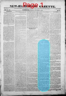 Page thumbnail for The New Hampshire Gazette