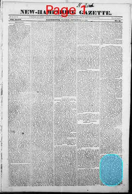 Page thumbnail for The New Hampshire Gazette