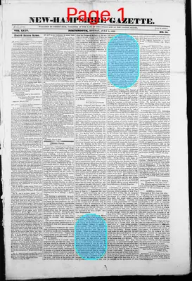 Page thumbnail for The New Hampshire Gazette