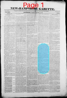 Page thumbnail for The New Hampshire Gazette