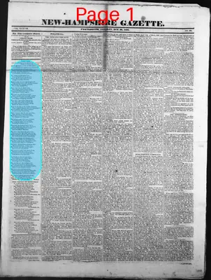 Page thumbnail for The New Hampshire Gazette