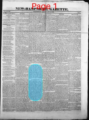 Page thumbnail for The New Hampshire Gazette