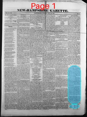 Page thumbnail for The New Hampshire Gazette