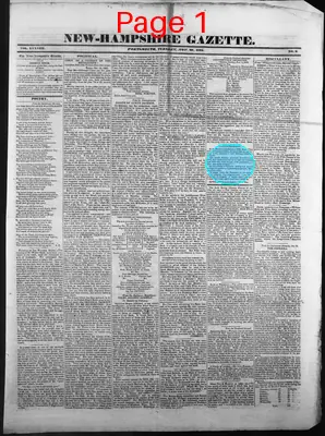 Page thumbnail for The New Hampshire Gazette