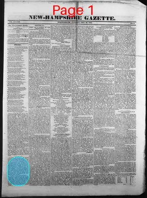Page thumbnail for The New Hampshire Gazette