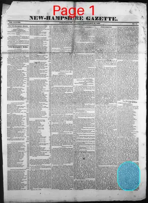 Page thumbnail for The New Hampshire Gazette
