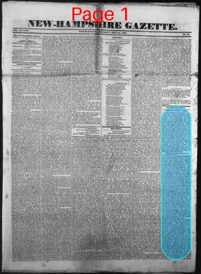 Page thumbnail for The New Hampshire Gazette