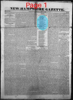 Page thumbnail for The New Hampshire Gazette