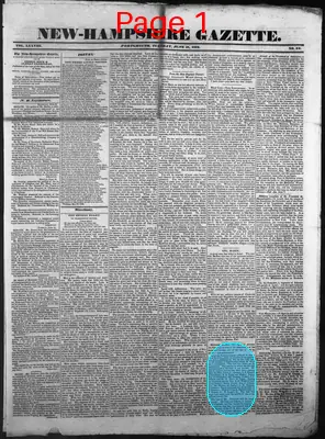 Page thumbnail for The New Hampshire Gazette