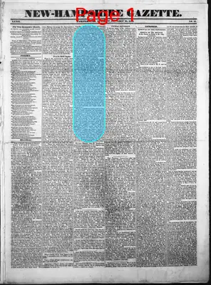 Page thumbnail for The New Hampshire Gazette