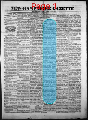 Page thumbnail for The New Hampshire Gazette