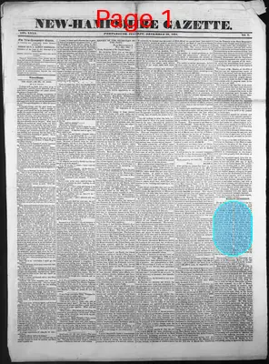 Page thumbnail for The New Hampshire Gazette