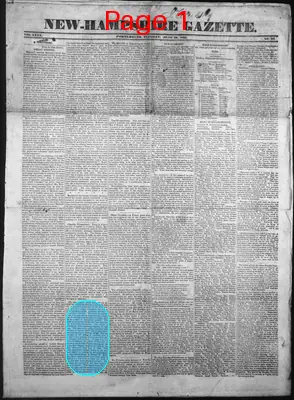 Page thumbnail for The New Hampshire Gazette
