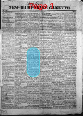 Page thumbnail for The New Hampshire Gazette
