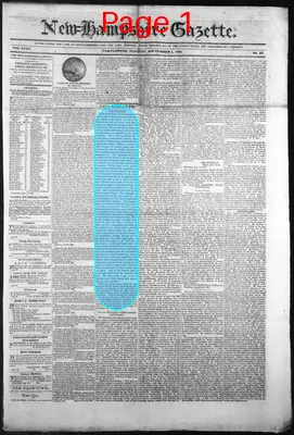 Page thumbnail for The New Hampshire Gazette