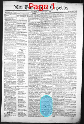 Page thumbnail for The New Hampshire Gazette