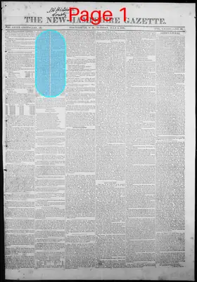 Page thumbnail for The New Hampshire Gazette
