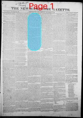 Page thumbnail for The New Hampshire Gazette