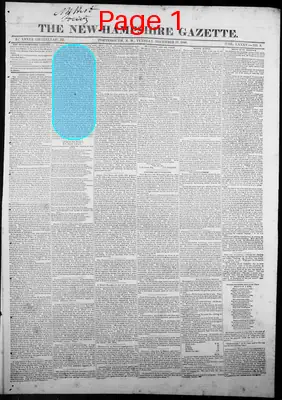 Page thumbnail for The New Hampshire Gazette