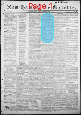 Page thumbnail for The New Hampshire Gazette