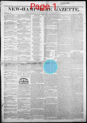 Page thumbnail for The New Hampshire Gazette