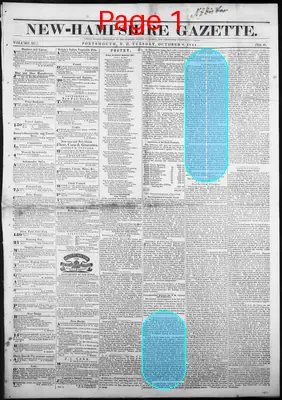 Page thumbnail for The New Hampshire Gazette