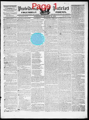 Page thumbnail for Providence Patriot, Columbian Phenix