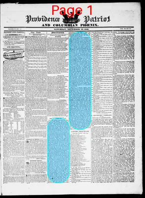 Page thumbnail for Providence Patriot, Columbian Phenix
