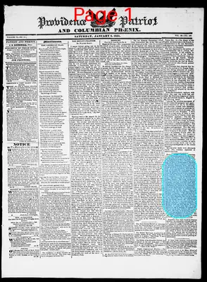 Page thumbnail for Providence Patriot, Columbian Phenix