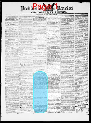 Page thumbnail for Providence Patriot, Columbian Phenix